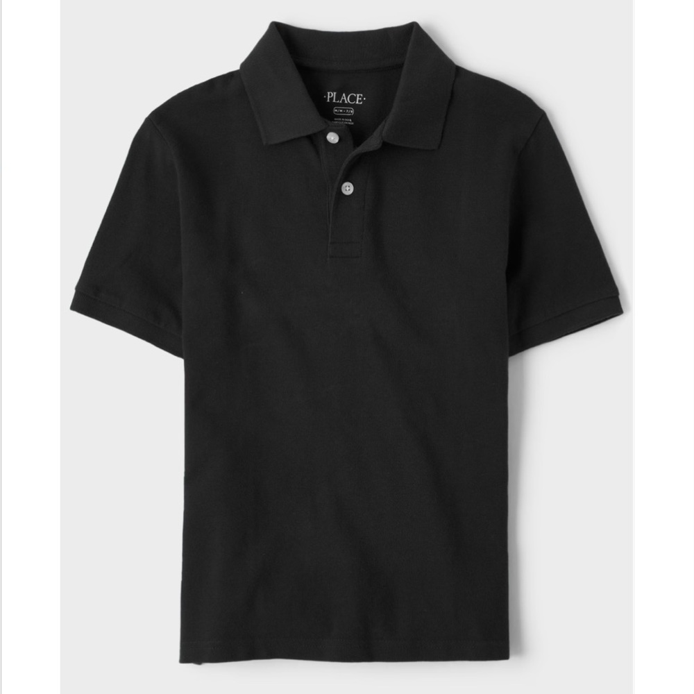 The Children's Place Black Polo Shirt Classic Fit